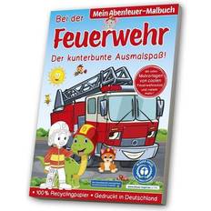 Bon_marché Livres de Coloriage Malbuch Blauer Engel: Feuerwehr