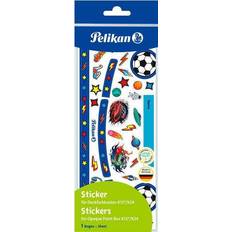 Günstig Aufkleber Pelikan Sticker Blau/Fussball für Deckfarbkasten K12/K24