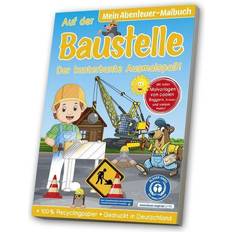 Blauer Malbuch Blauer Engel: Baustelle