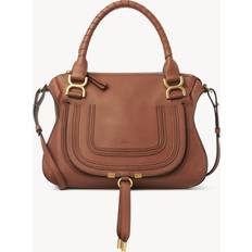 Chloé Tasker Chloé Marcie Medium Læderskuldertaske - Brun