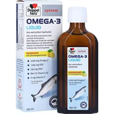 Fettsäuren Doppelherz Omega-3 Liquid system 150 Milliliter