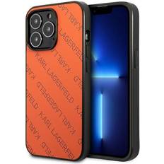 Karl Lagerfeld KLHCP13XPTLO Hülle für iPhone 13 Pro Max 6,7" hardcase Orange Per