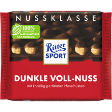 Ritter Sport Choklad Ritter Sport Mörk Fullkornsnöt 100 g