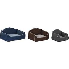 Dkd Home Decor Cama Para Mascota Azul Marrón Gris 72 x 61 x 34 cm