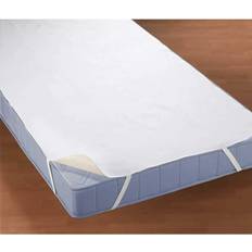 Cotone Coprimaterassi Biberna Sleep & Protect Molton-Matratzenauflage Uni Weiss 100x200 cm Coprimaterasso Bianco (200x)