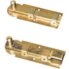 Winkel & Lochplatten Alberts Baubeschläge + Holzverbinder, Fensterriegel Länge 80 Breite Form galvanisch verzinkt