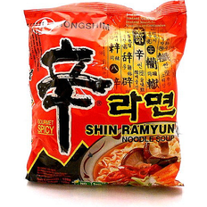 5 PACK Nongshim Shin Ramyun Noodle