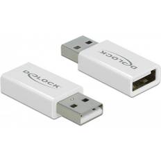 DeLock USB 2.0 typ A kontakt A datablockerare