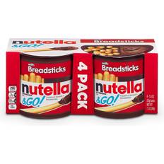 Sweet & Savory Spreads Nutella & Go Hazelnut Spread and Breadsticks, 7.3 1.8oz 2pack