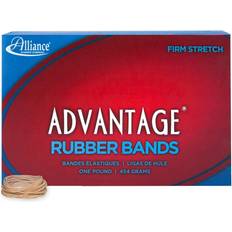 Alliance Rubber 26125 Advantage Gummibänder Größe #12, 0,5 kg Box enthält ca. 2500 Bänder 1 3/4" x 1/16" Naturkrepp