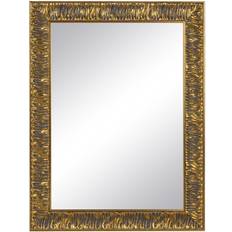 BigBuy Home 64 3 Golden DMF Wall Mirror