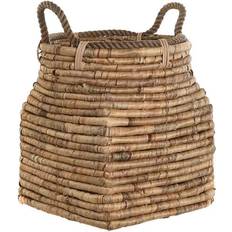 Natural Boxes & Baskets Dkd Home Decor 8 Metal Natural Fibre Basket