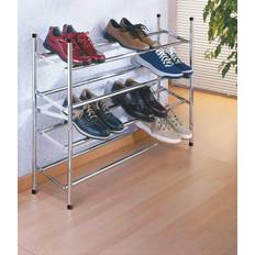 Wenko Justerbar Skohylla 115 x 35 x 23 cm Krom Skoställ