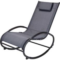 Gris Sillones Mecedora ProGarden Metal Txt Gris Neoferr Sillón Mecedora