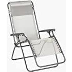 Chaises de Jardin Lafuma Fauteuil Relax Jardin - Chaise Longue Zéro Gravité Rt 2 - Beige Seigle