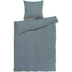 Juna Bæk & Bølge Set 150x210 50x60 cm Duvet Cover Blue (210x150cm)