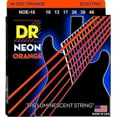 DR Strings Hi-Def Neon Orange Electric Medium