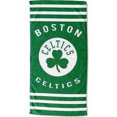 Northwest NBA Boston Celtics Stripes Bath Towel Green (152.4x76.2)