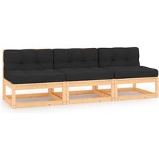 Trä Loungeset vidaXL dynor 3 Loungeset