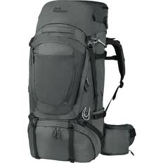 Jack Wolfskin Hiking Backpacks Jack Wolfskin Denali 65 10 Backpack Women slate green One Size 2023 Hiking Backpacks