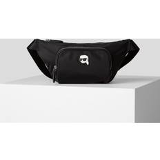 Karl Lagerfeld K/ikonik Nylon Bumbag, Woman, Black, Size: One size