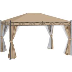 Pavillon 3x4 OutSunny Pavillon Gartenpavillon 3x4 Festzelt
