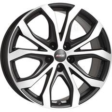 Fälgar 5 x 127 Alutec W10x Racing schwarz frontpoliert 8x18 5x127 ET53