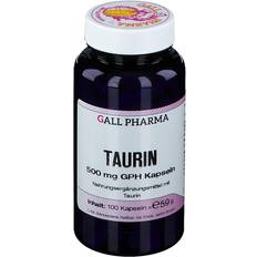 Taurin Aminosäuren Pharma Taurin mg GPH Kapseln 100 Stk.