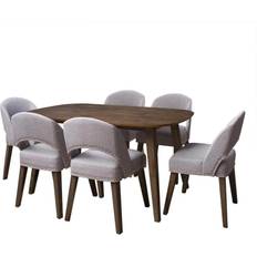 Silver Dining Sets CorLiving Tiffany Stained Dining Set