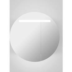 INR Spegelskåp INR CIRC Ø80,Black