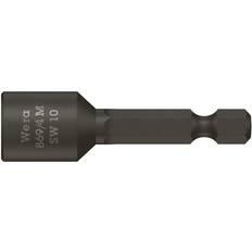 Wera 869/4 M Topnøgleindsatser 10 x 50 mm Sekskantskruetrækker