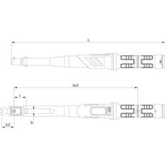 Momentnøgle 400nm Gedore Dremaster Z 16, 80-400 Nm Drehmomentschlüssel