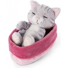 Mjukisdjur katten leksaker NICI Gosedjuret Katten Sleeping Kitties 12 cm