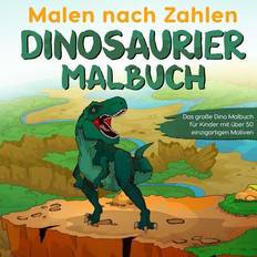 Dinosaurier Malbücher Malen nach Zahlen Dinosaurier Malbuch