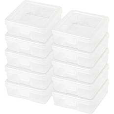 IRIS USA Small Plastic Hobby Craft Organizer Storage Box