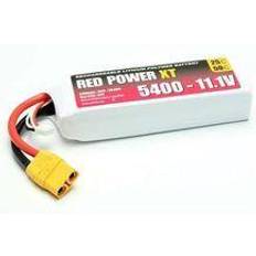 Lipo 11.1v Red Power Modelbyggeri-batteripakke LiPo 11.1 V 5400 mAh Softcase XT90