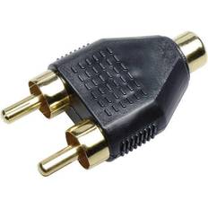 Y2M Phono Adapter 2x Cinch-stik