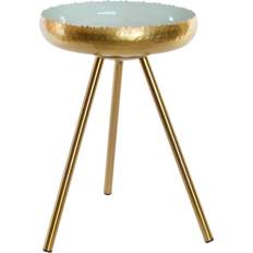 Dkd Home Decor Side Blue Metal Small Table