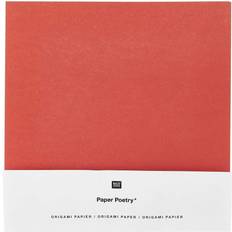 Rød Lærreder Rico Design Origami 15x15 cm, rot/gold 32 Blatt, 75 g/m²