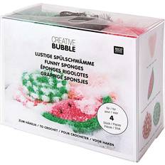 Rico Design Rico Creative Bubble Skuresvampe Hækleopskrift 4 stk