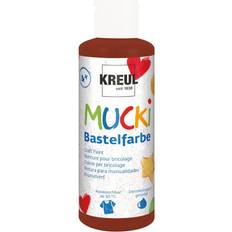 Braun Fingerfarben Kreul Mucki Bastelfarbe braun 80 ml