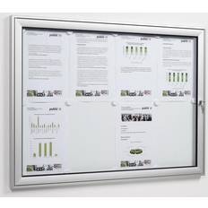 Tableaux d'affichage Vitrine De Porte Battante 16 x DIN A4 B930xH1275 mm Rahmen eck.f.Innenber.WSM Tableau d'affichage