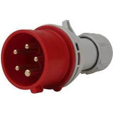Stickpropp CEE 16 A 400V 5-Polig Röd IP44