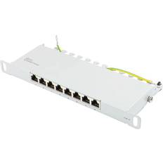 Schaltschränke, Gehäuse und Klemmenkästen Good Connections GC N0123 Patchpanel 10'' 8-Port, Cat.6, 0,5 HE