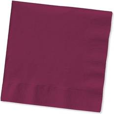 Red Paper Napkins Creative Converting Burgundy Red Beverage Paper Napkins, DAA