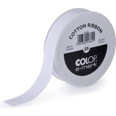 Bianco Francobolli e Accessori per Francobolli Colop 154922 cotton ribbon Nastro etichette