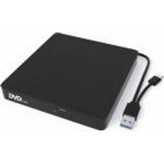 Optische Drives iBox Ied03 Externe Dvd-Rom Schrijver Optische Drive Zwart