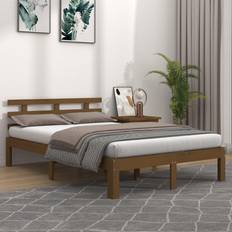 vidaXL Giroletto Miele In Legno Massello 150x200 cm King Size
