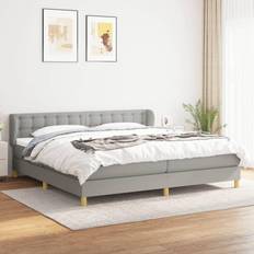 vidaXL Stoff Boxspringbett