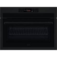 AEG Built in Ovens on sale AEG 8000 CombiQuick KME768080T Black
